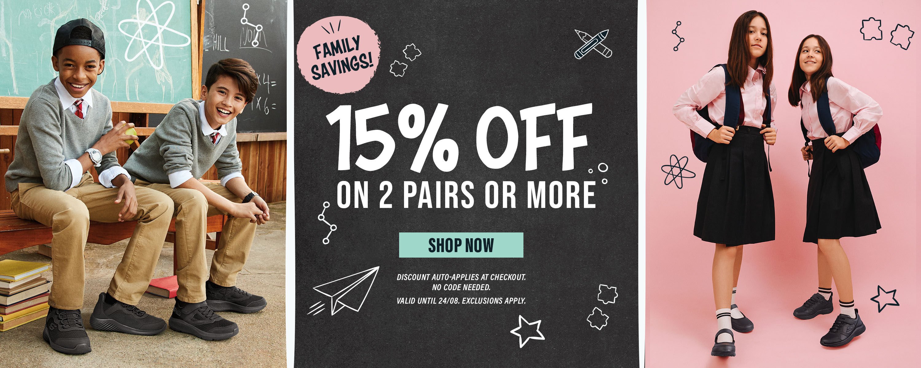 Back To School Skechers Family Savings Promotion